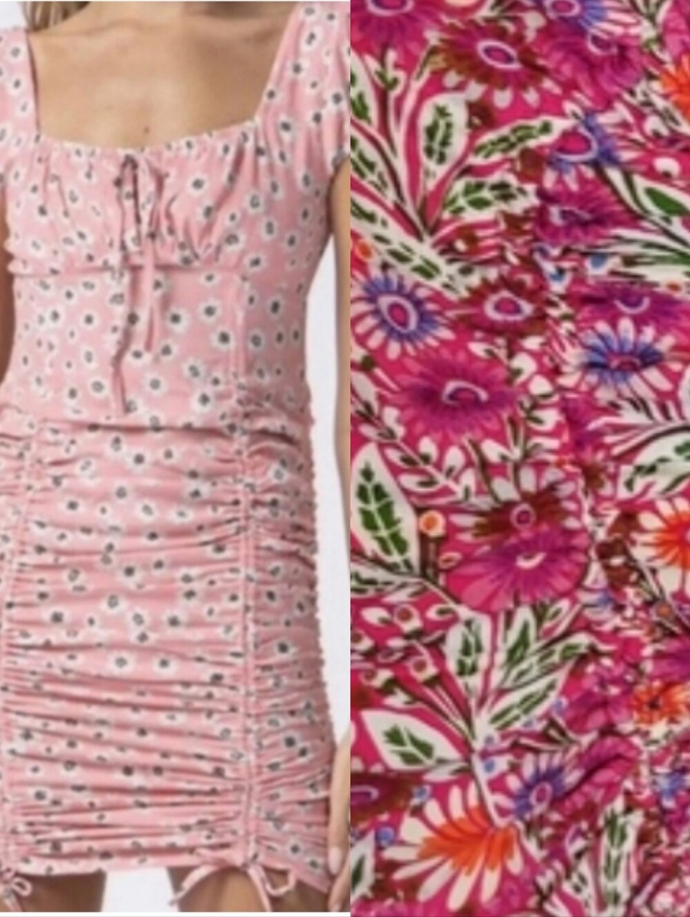 🆕️ Skylar + Madison Floral Print Ruched Mini Dress